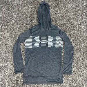 Under Armour Charcoal Hoodie with Logo